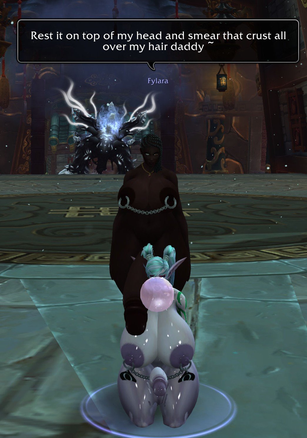 nnghhhhh look at this greedy bitch Fylara ~ she want all the bullsperm of these heavy black balls~ #rUcodK9v