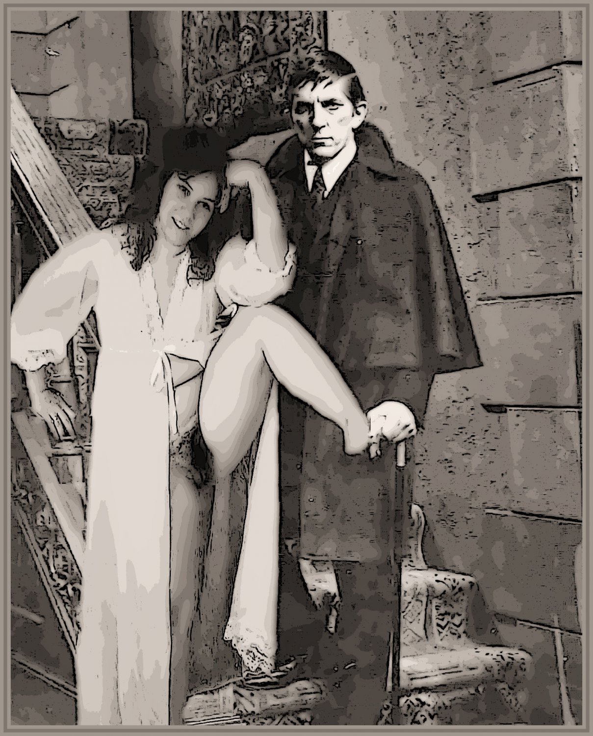 Barnabas Collins takes Cathy to the Dark Shadows #OihL3sql